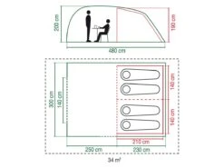 Coleman Vespucci 4 Tunneltent -Buitenkampeer Winkel 357052 357052 images other coleman vespucci 4 3 2 ecommerce