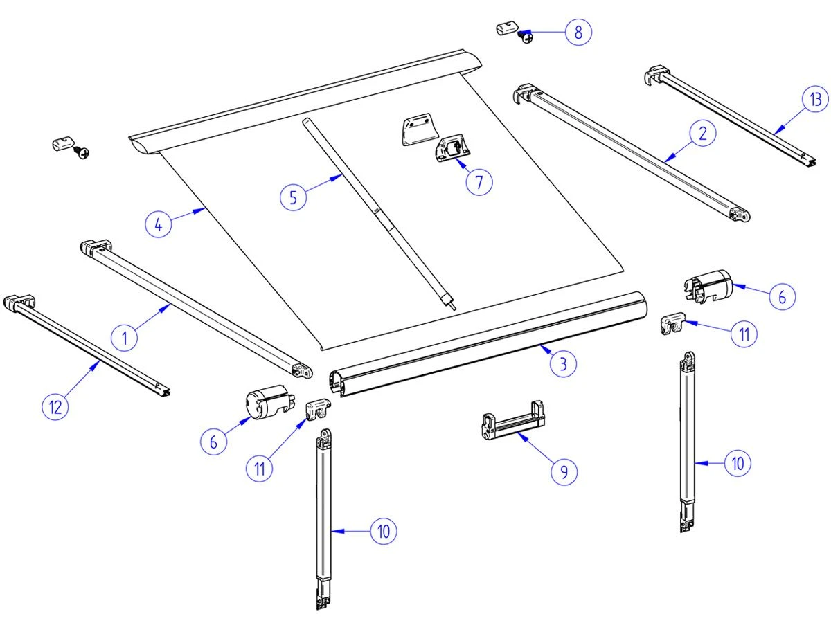 Thule Omnistor 1200 Staander 300-325 1 Thule Omnistor 1200 Staander 300-325