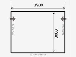 Dometic Grande Air Pro 390 M Voortent -Buitenkampeer Winkel 579993 579993 images other kampa dometic plattegrond grande 390 m 2021 ecommerce