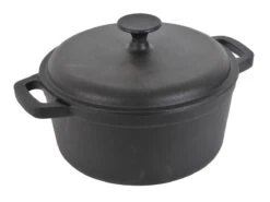 Merkloos Cast Iron 24 Cm Gietijzeren Braadpan