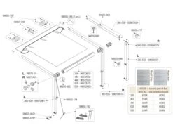Fiamma Staander Links Caravanstore XL 360-550 -Buitenkampeer Winkel fiamma caravanstore xl 018 360 550 spare parts 3 ecommerce bbff 3 2
