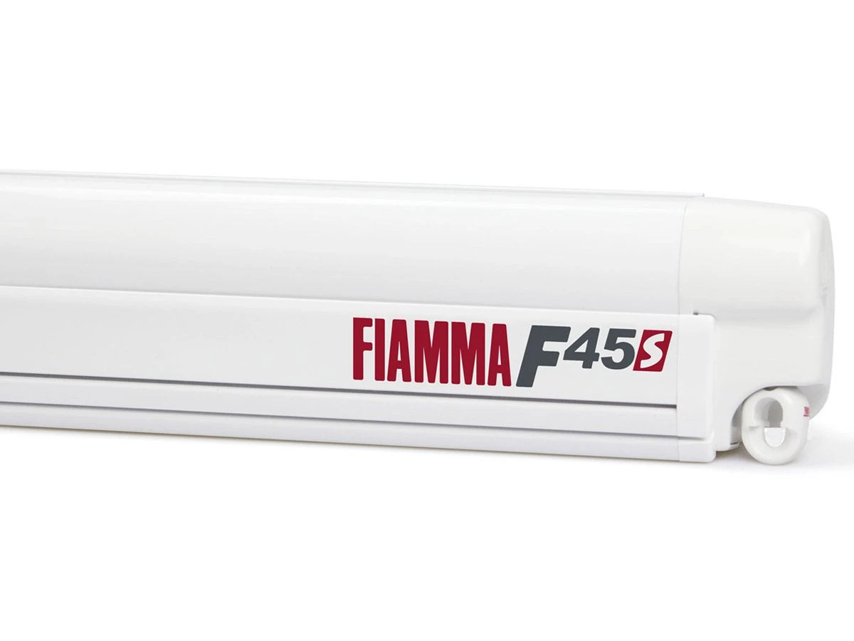 Fiamma F45S PSA Polar White Cassetteluifel 1 Fiamma F45S PSA Polar White Cassetteluifel