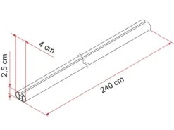 Fiamma Fixing Bar Pro L Montagerail -Buitenkampeer Winkel fiamma fixing bar pro l montagerail 3 ecommerce 4af4 1
