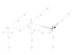 Obelink Voortentframe 28 Mm Rechter Hoekstuk -Buitenkampeer Winkel hoekstuk voortentframe 25mm nummer 4 3 2 ecommerce ca8f