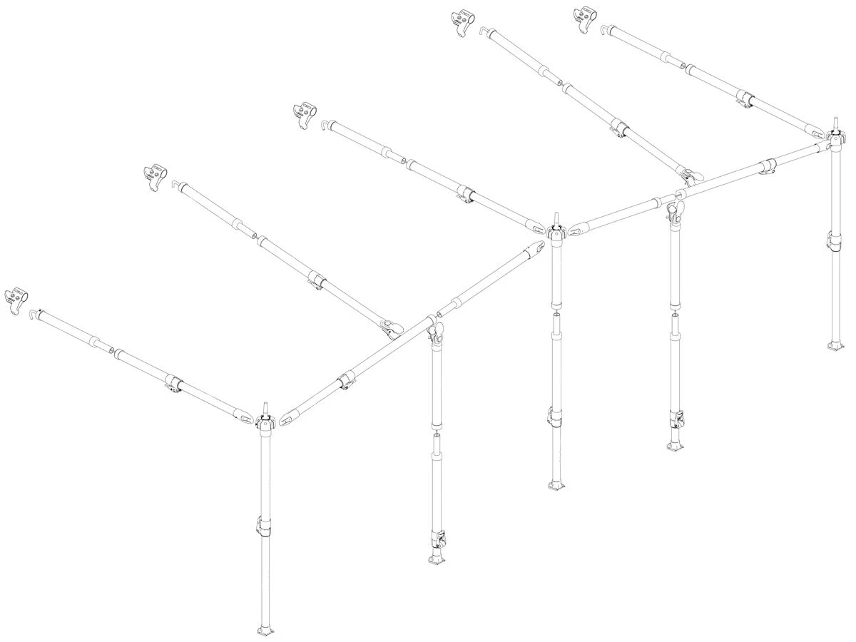 Isabella Eclipse CarbonX G20/G21 Luifelframe 1 Isabella Eclipse CarbonX G20/G21 Luifelframe