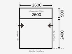 Dometic Club Air Pro Drive-Away Bustent -Buitenkampeer Winkel kampa dometic plattegrond club drive away 2021 ecommerce 0559