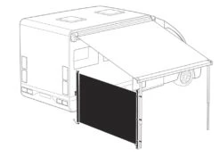 Thule Windscreen Windscherm -Buitenkampeer Winkel thule windscreen vast 2 ecommerce aa32
